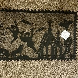 NWT Halloween Lace Table Runner